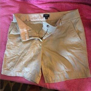 J. Crew Tan Bermuda Shorts Classic Casual Style